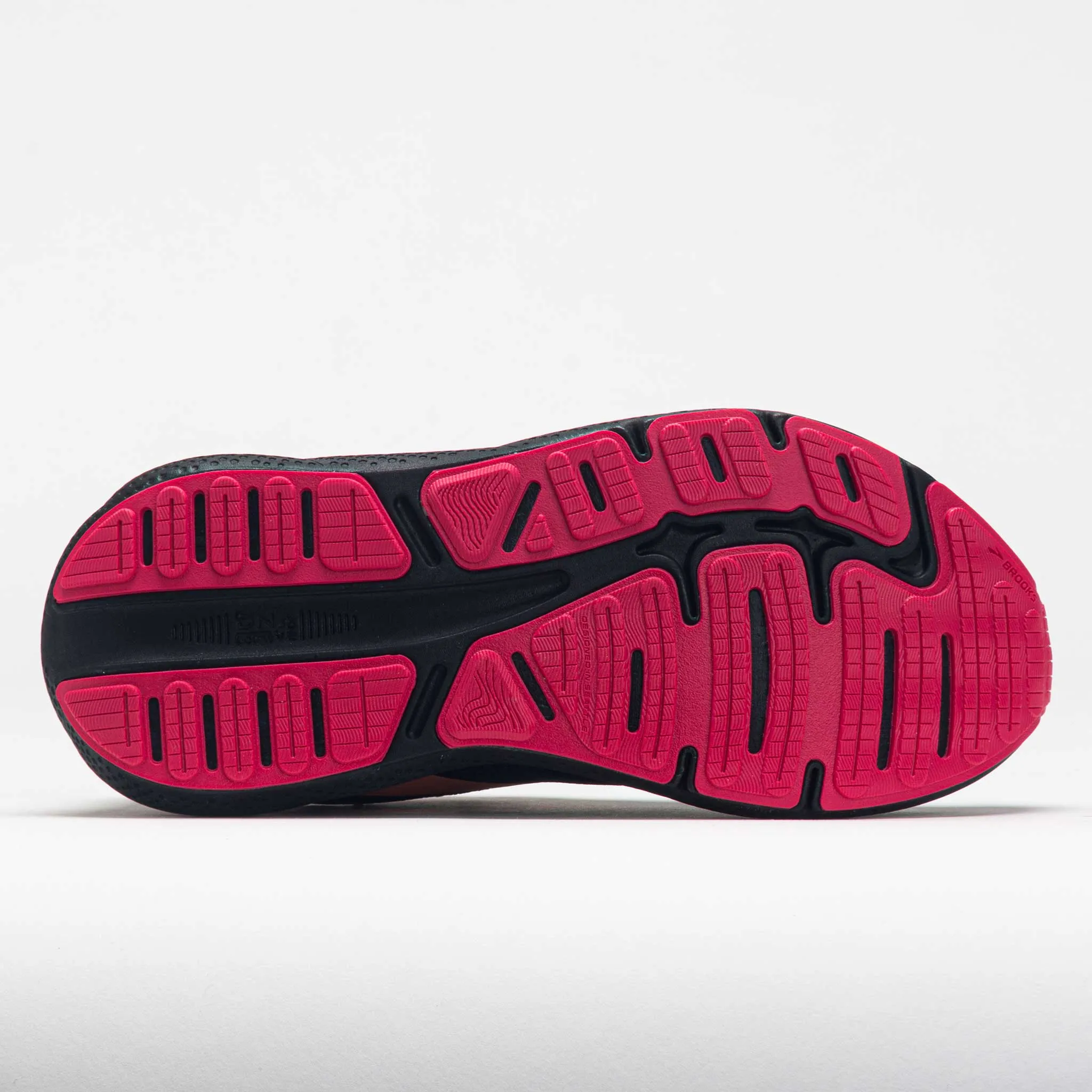 Brooks Ghost Max Women's  Black/Papaya/Raspberry occasional use shoes running on uphill shoes