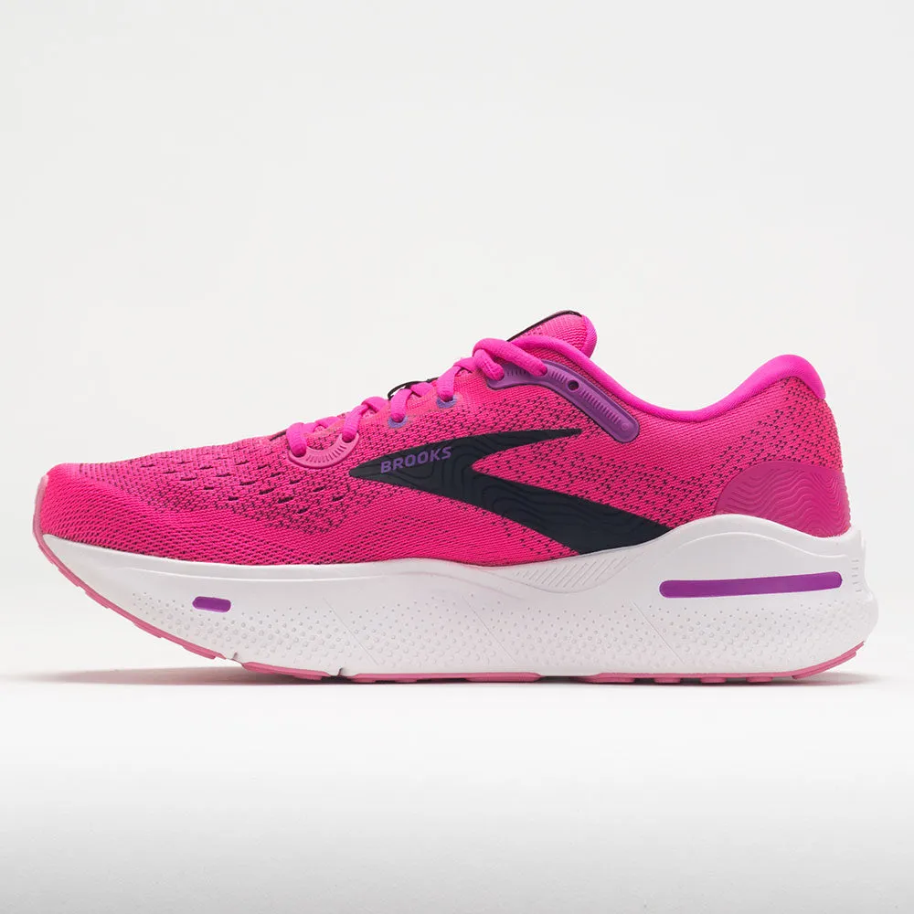Style - savvy Brooks Ghost Max Women's  Pink Glo/Purple/Black
