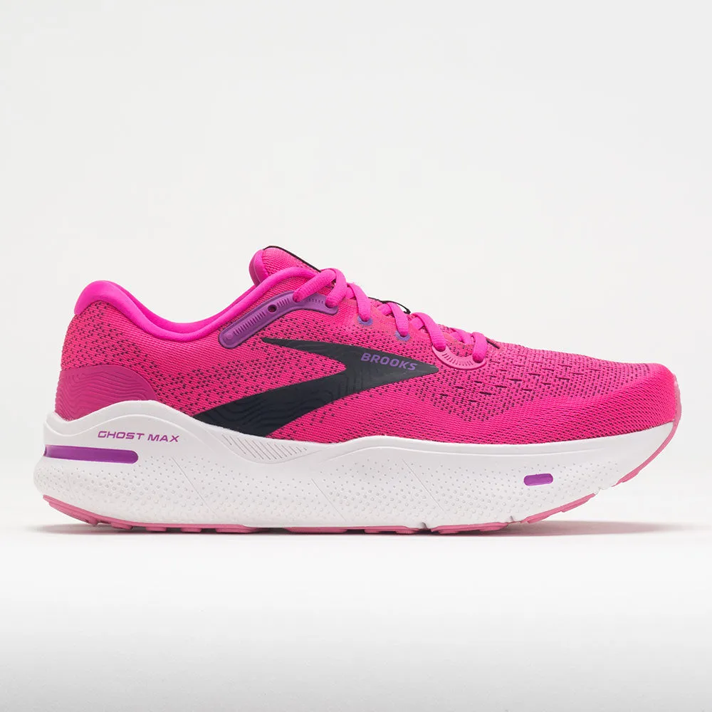 Brooks Ghost Max Women's  Pink Glo/Purple/Black track - spikes