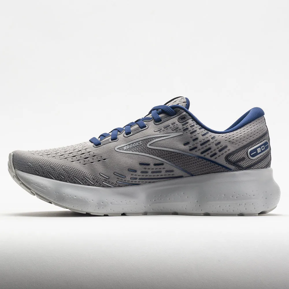 running for competition amateur running option Brooks Glycerin 20 Men's  Alloy/Grey/Blue Depths