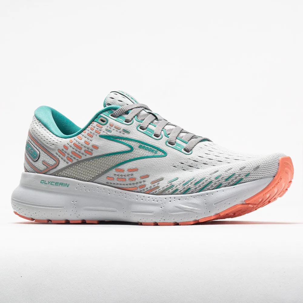 fluorescent - design shoes Brooks Glycerin 20 Women's  Oyster/Latigo Bay/Coral