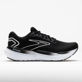 Brooks Glycerin 21 Men's  Black/Grey/White running in a forest