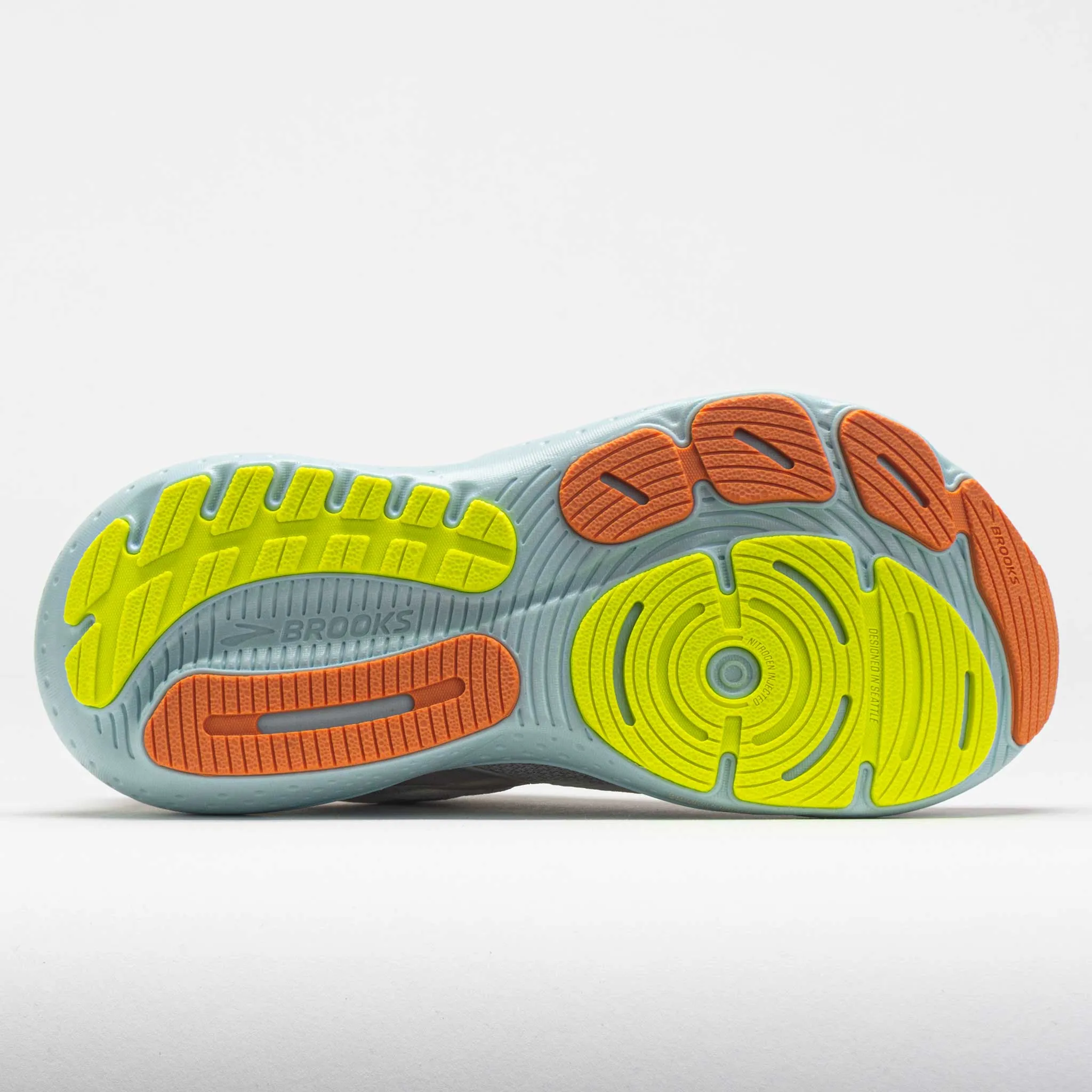 Brooks Glycerin 21 Women's  Coconut/Aqua/Autumn Sunset running in coastal areas All   Terrain