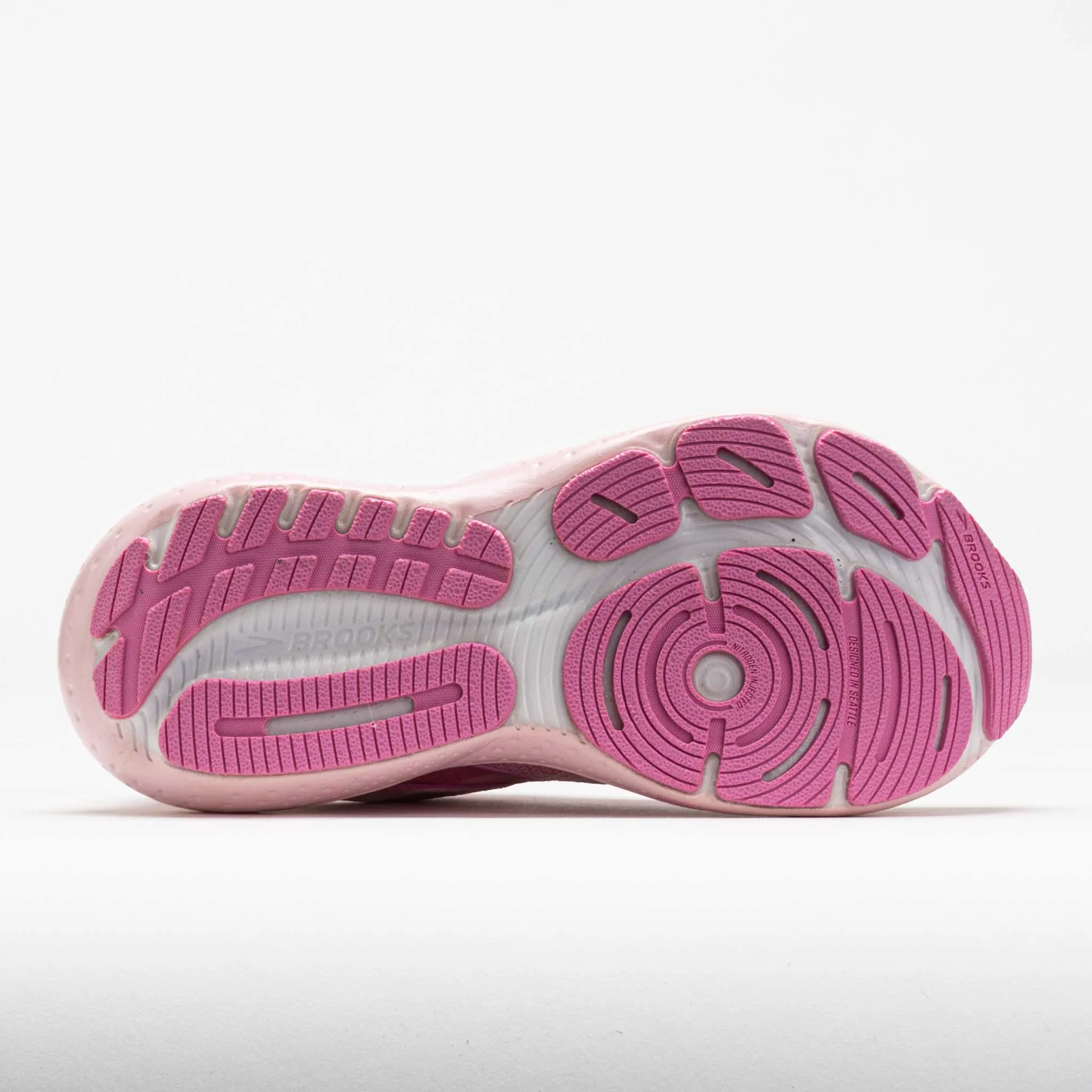 zero - drop - feature shoes running in a bog area shoes Brooks Glycerin 21 Women's  Pink Lady/Fuchsia Pink