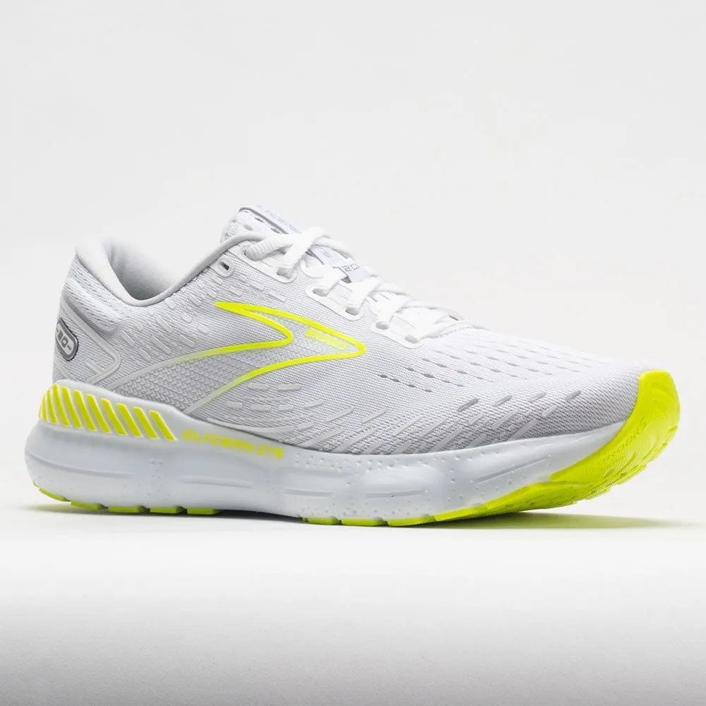 App - compatible Brooks Glycerin GTS 20 Men's  White/Nightlife