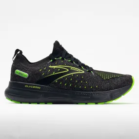 trail shoes Enhanced Traction Brooks Glycerin StealthFit 20 Men's  Black/Peral/Green Gecko