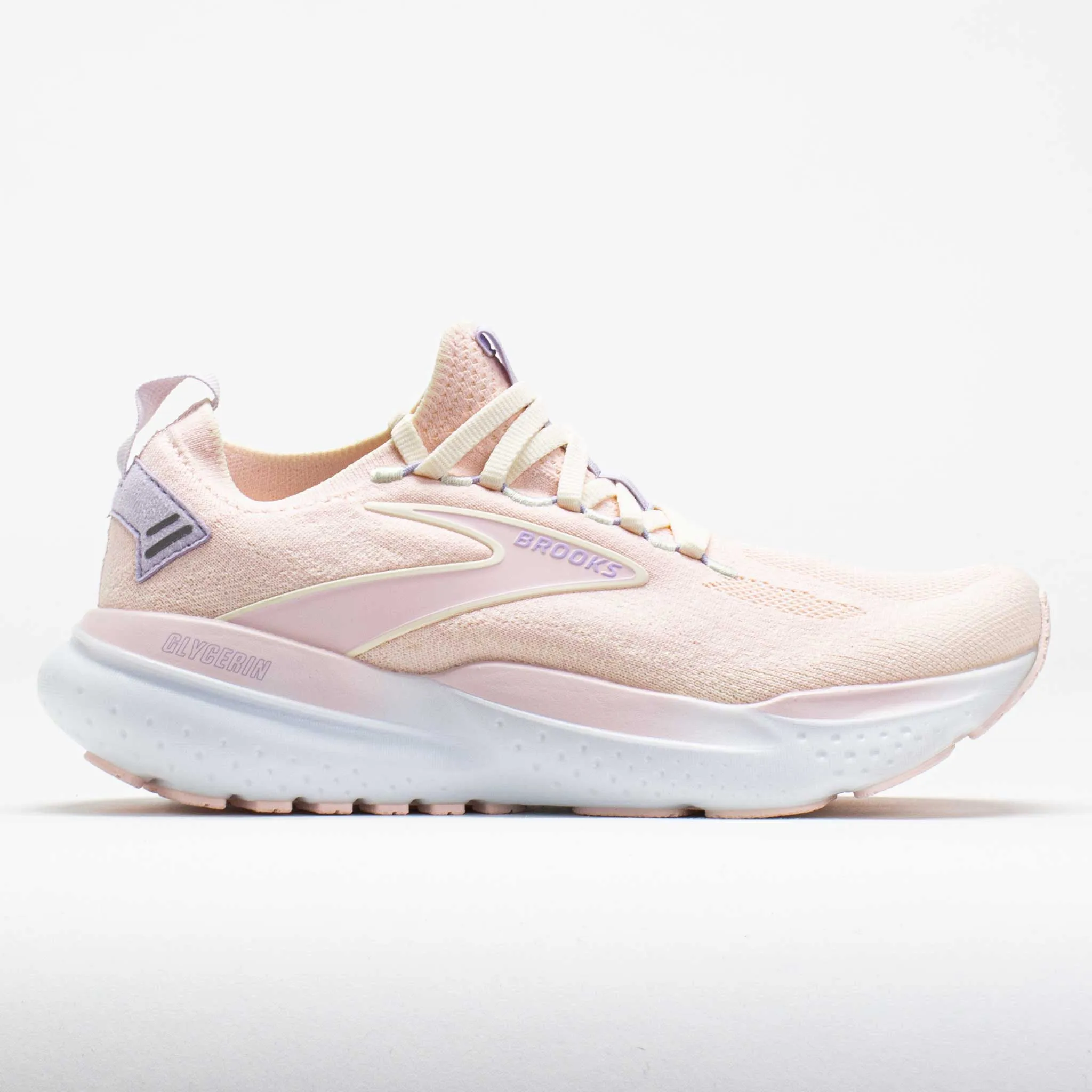 occasional - use running on track Brooks Glycerin StealthFit 21 Women's  Pink/Marshmallow/Orchid