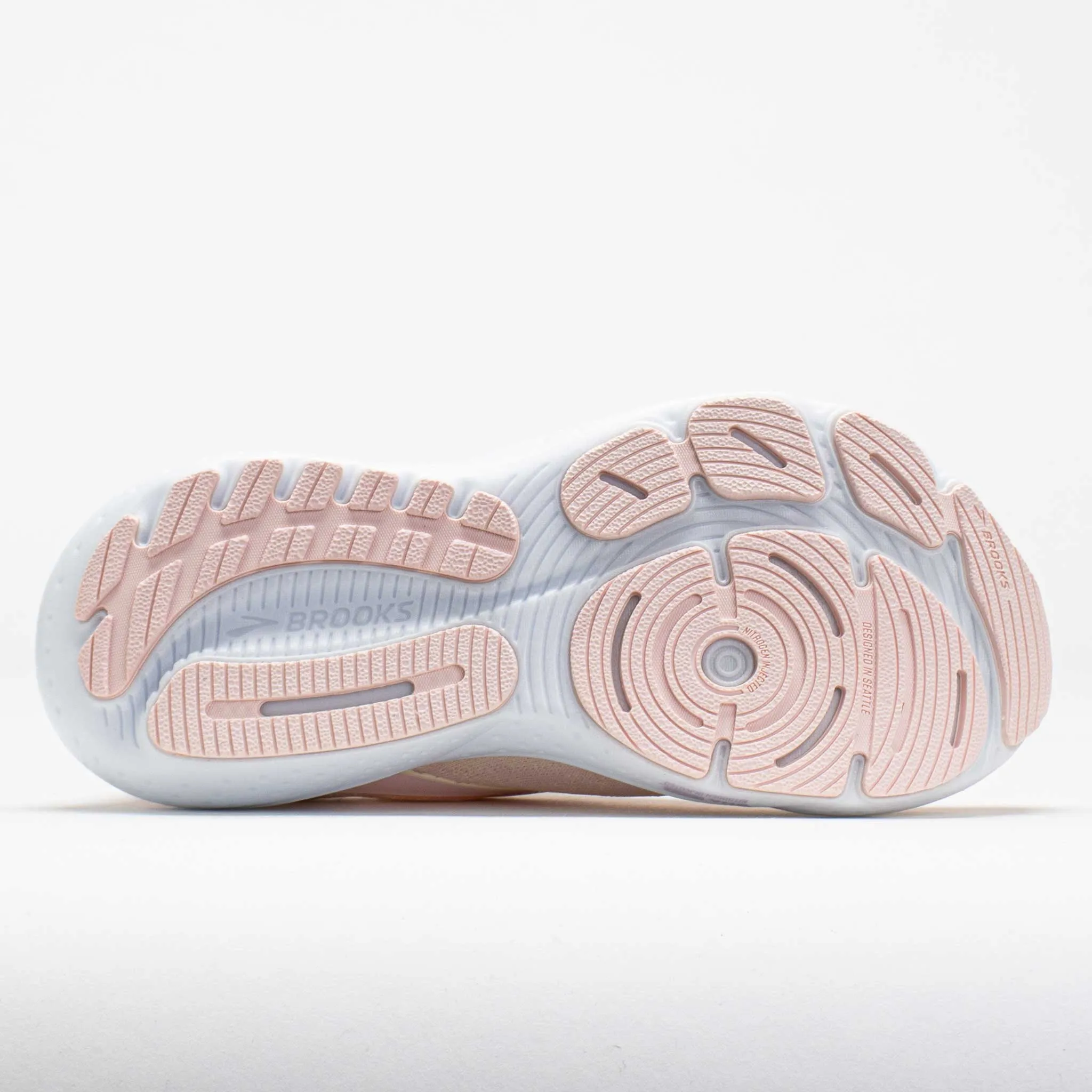 running with a minimalist style Brooks Glycerin StealthFit 21 Women's  Pink/Marshmallow/Orchid