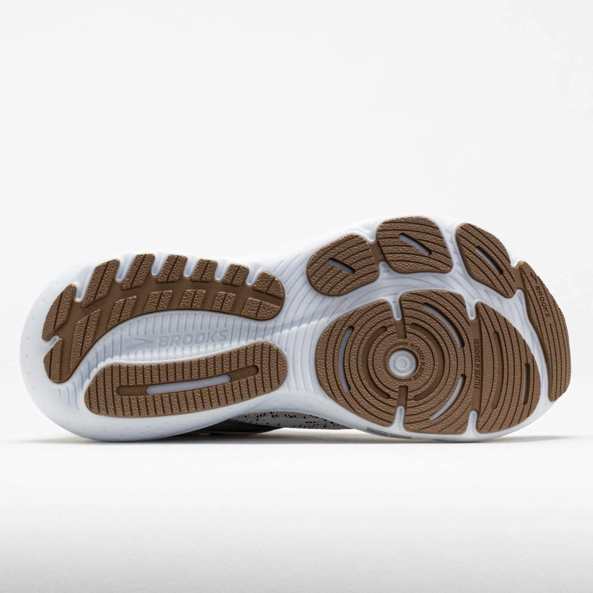 cross - country meet Brooks Glycerin StealthFit 21 Women's  White/Grey/Black