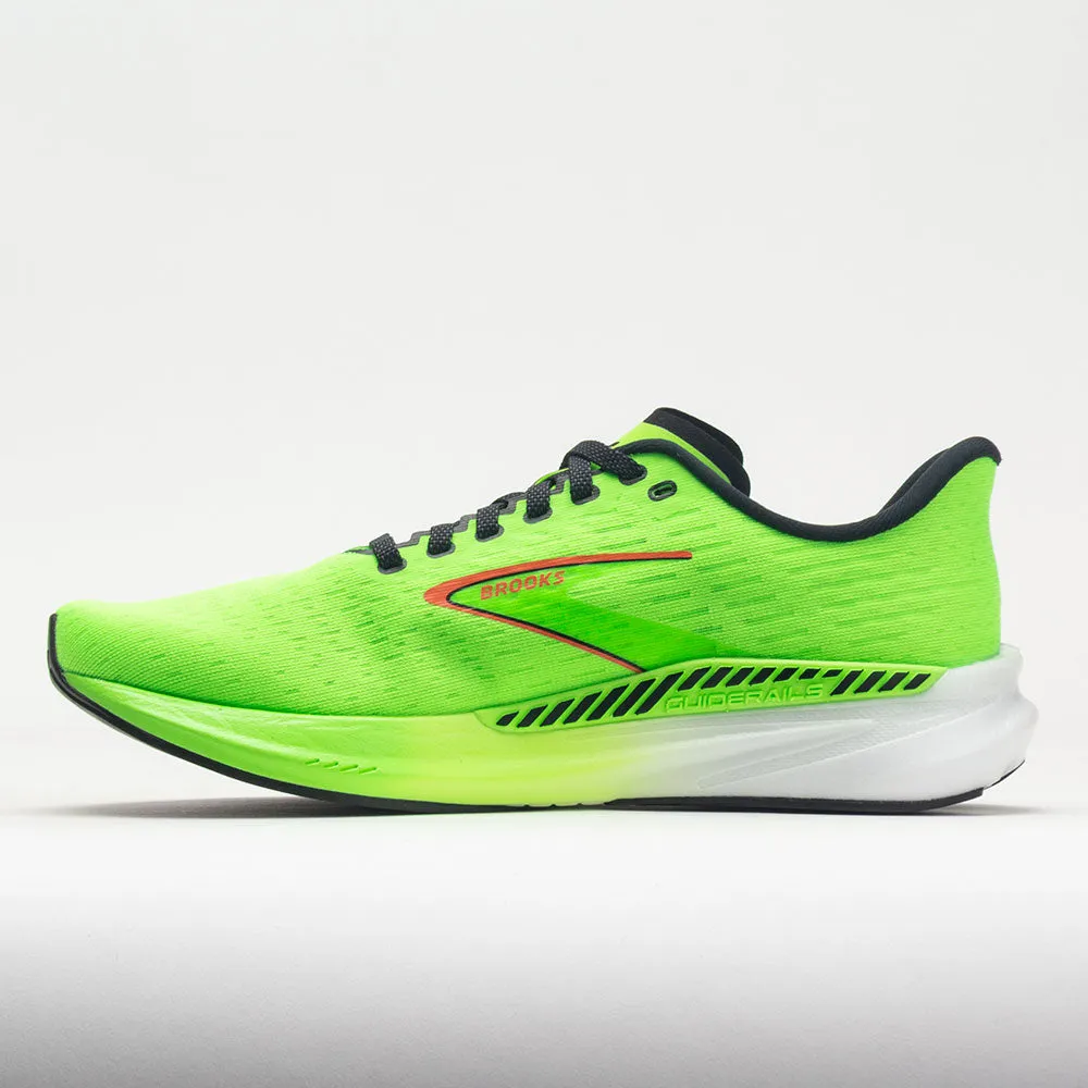 Brooks Hyperion GTS Men's  Green Gecko/Red Orange/White running in a race shoes easy - to - clean - maintenance shoes