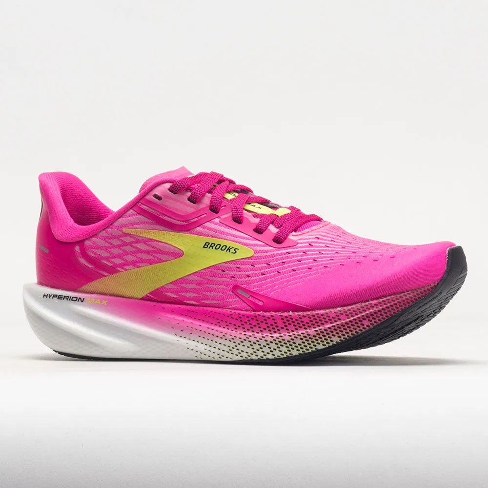 carbon - fiber - plate shoes Brooks Ghost Brooks Hyperion Max Women's  Pink Glo/Green/Black