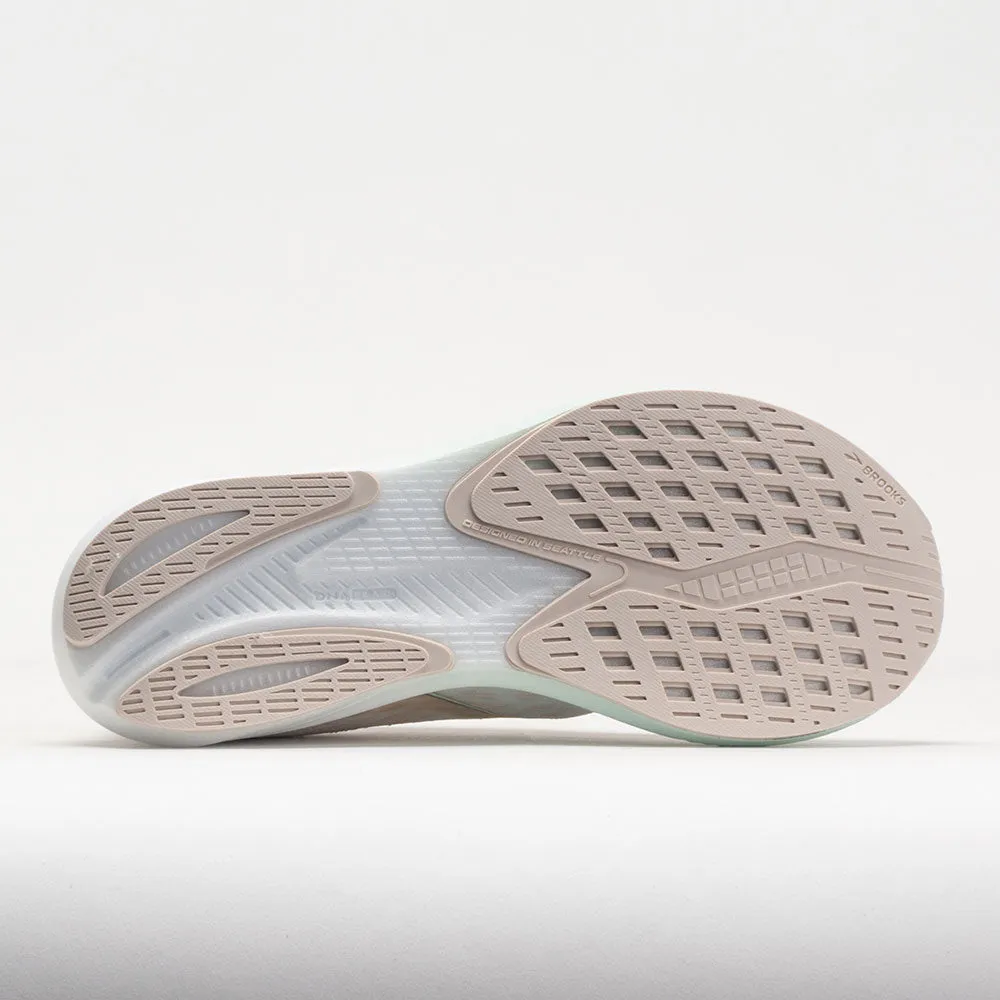 Brooks Hyperion Women's  Crystal Grey/Blue Glass/White carbon fiber plate running shoes