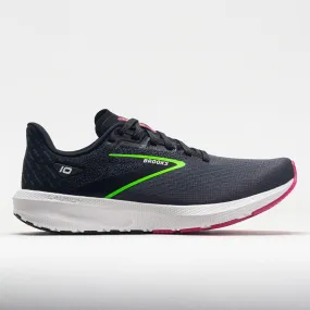 amateur - use shoes running in a modern bridge area shoes Brooks Launch 10 Women's  Black/Blackened Pearl/Green