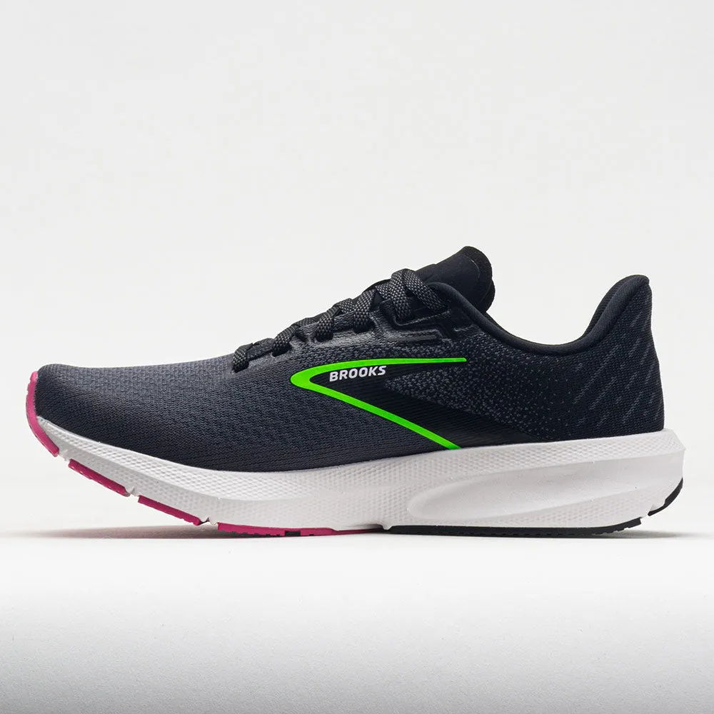 performance - focused Comfort Ankle Brooks Launch 10 Women's  Black/Blackened Pearl/Green