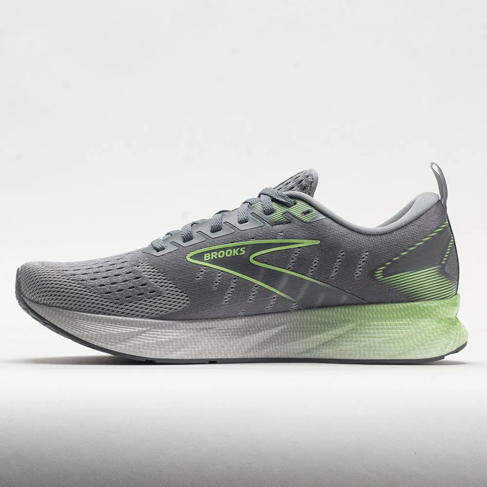 Brooks Levitate 6 Men's  Primer Grey/Neon Green Running - companion