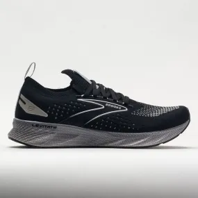 Brooks Levitate StealthFit 6 Men's  Black/Grey/Oyster high - performance running shoes running in a suburban area shoes