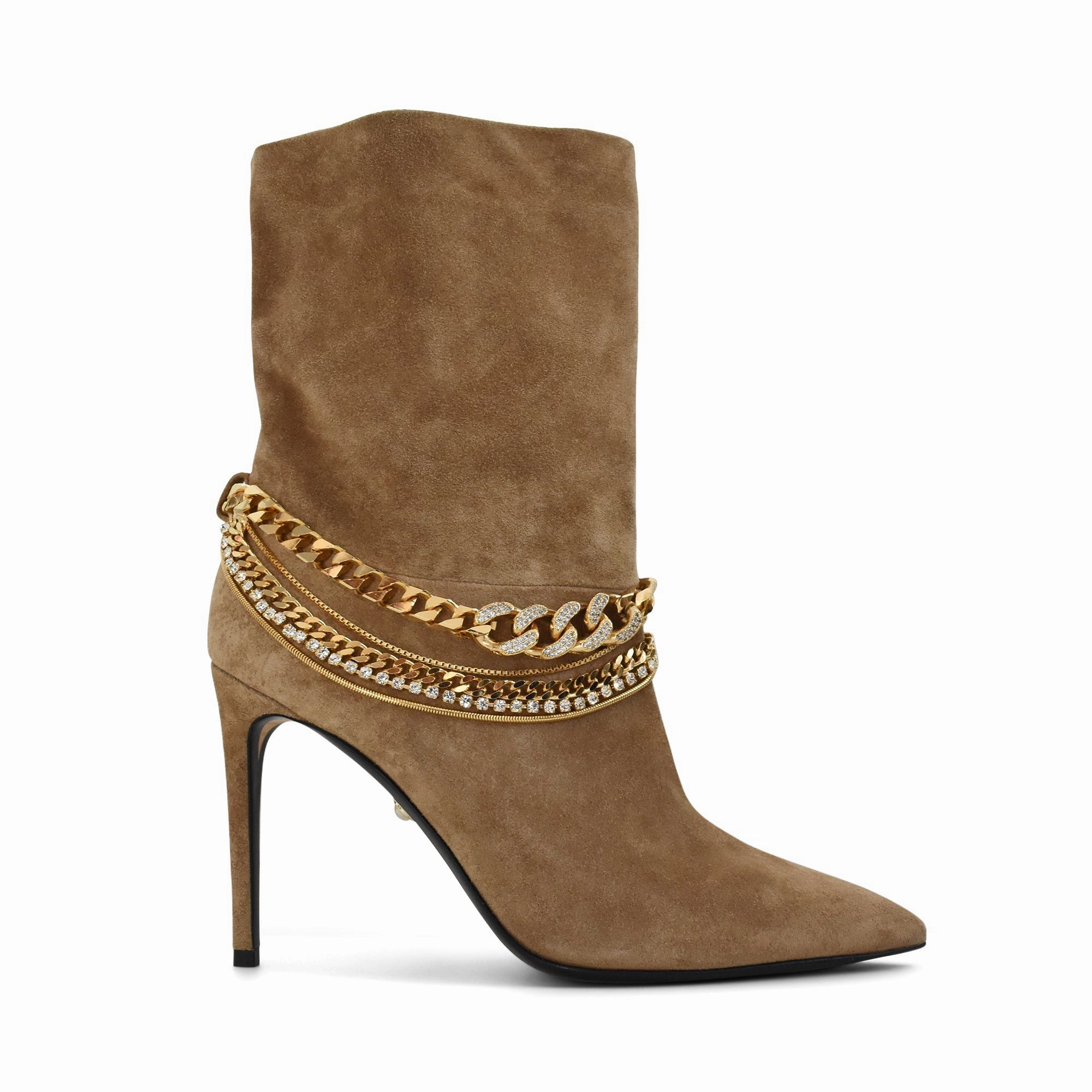 Casual Walk Steel Toe Alevi Chain Boots - Women's 40