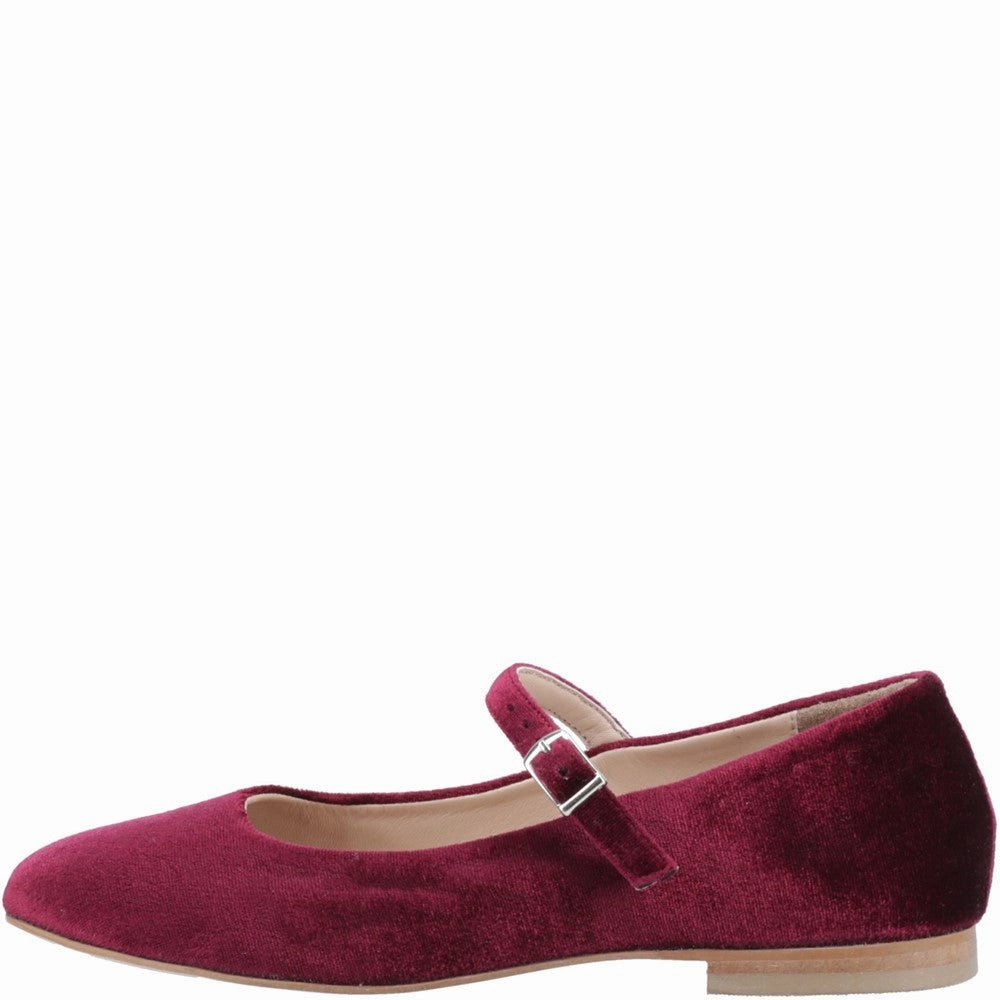 Anti Odor Balance Step Hush Puppies Pasha Velvet Ballerina