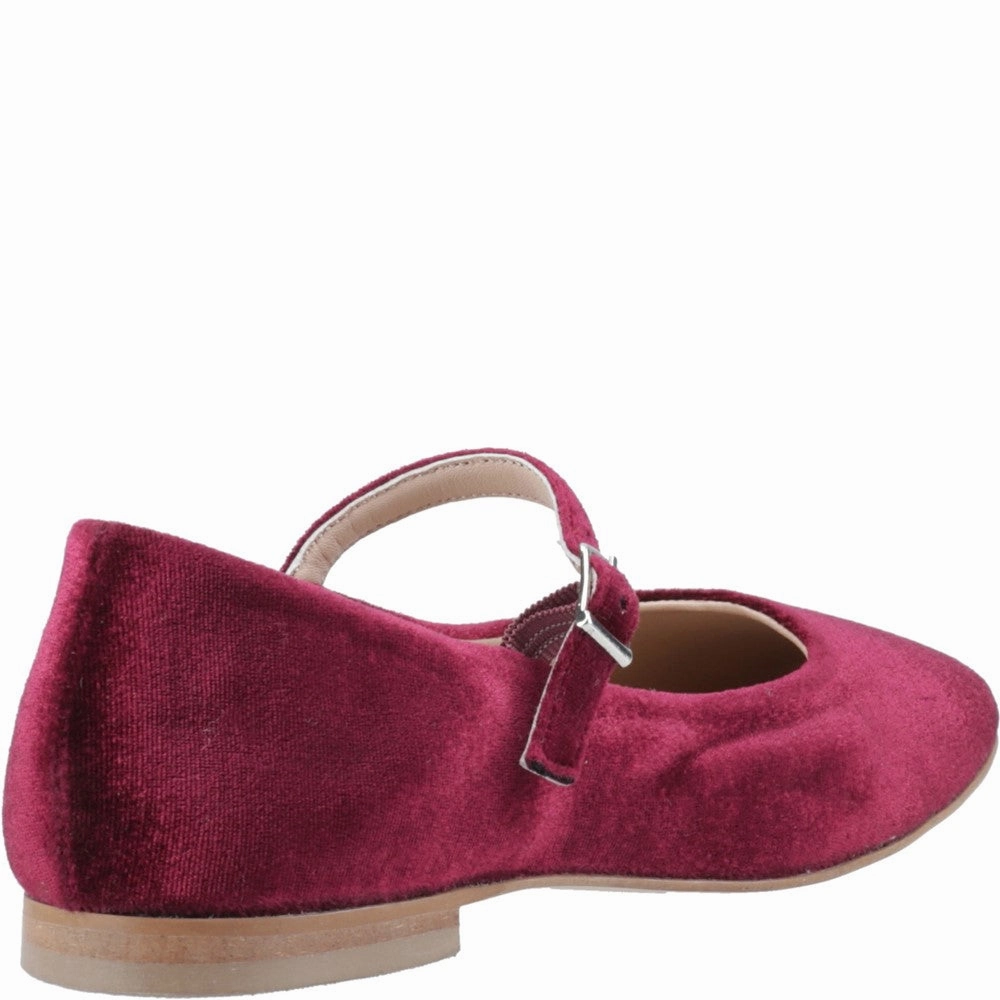 Fashionable Step Peak Hike Hush Puppies Pasha Velvet Ballerina