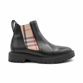 Padded Tongue Burberry Chelsea Boots - Women's 36.5