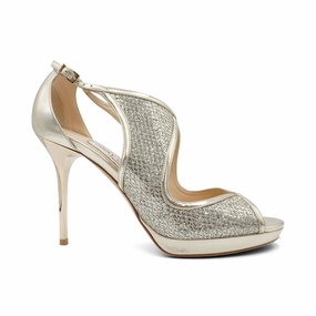 Jimmy Choo 'Leondra' Heels - Women's 38.5 Minimal Edge Event Chic