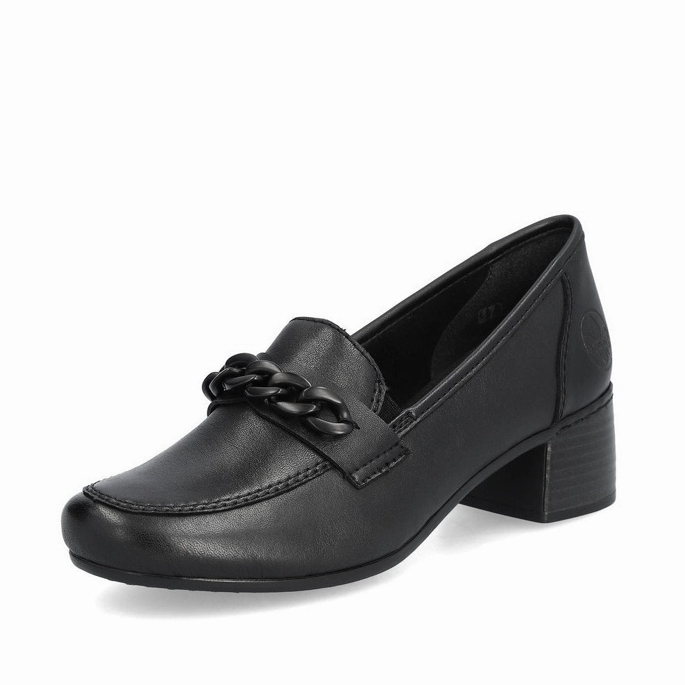 41660-00 Black Slip On Heel Heat Step