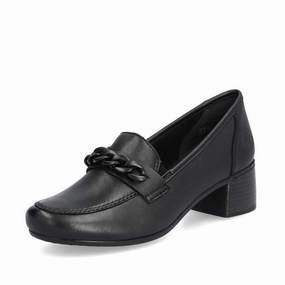 41660-00 Black Slip On Heel Heat Step