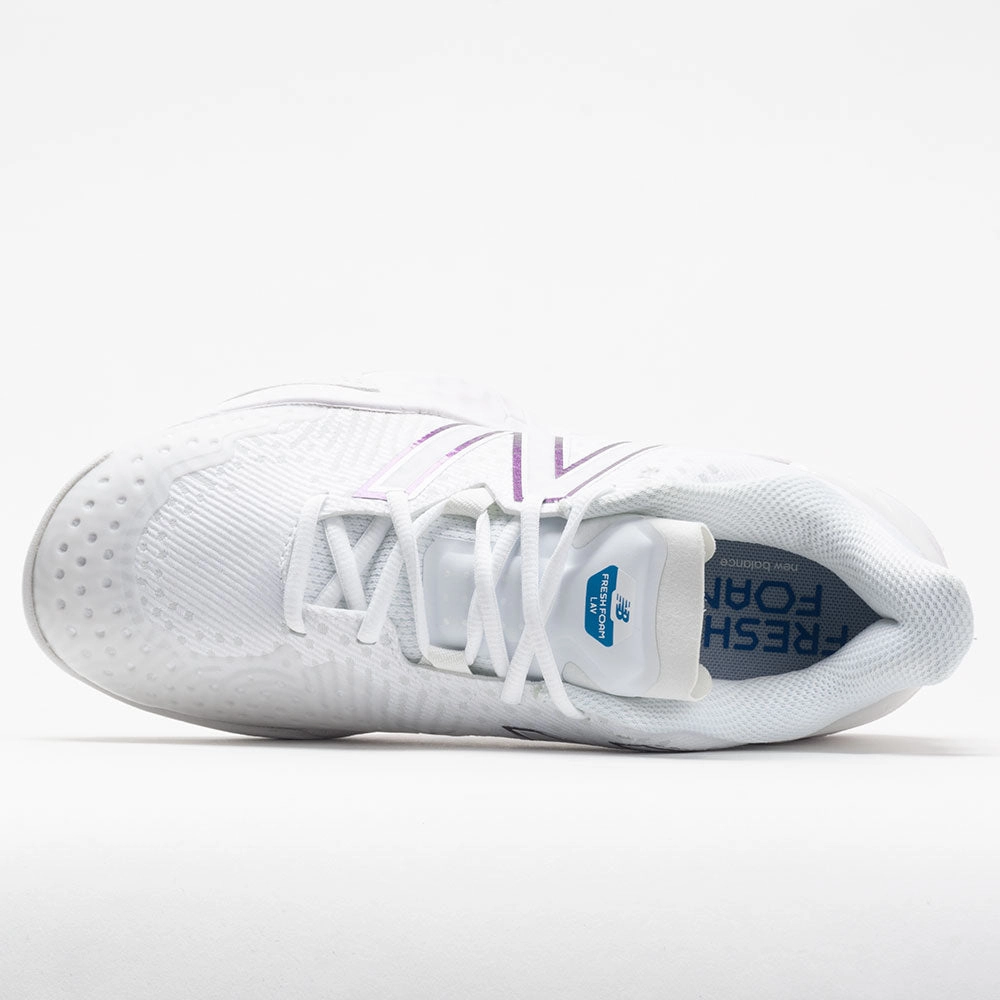 New Balance Fresh Foam X Lav v2 Women's  White/Laser Blue low - impact