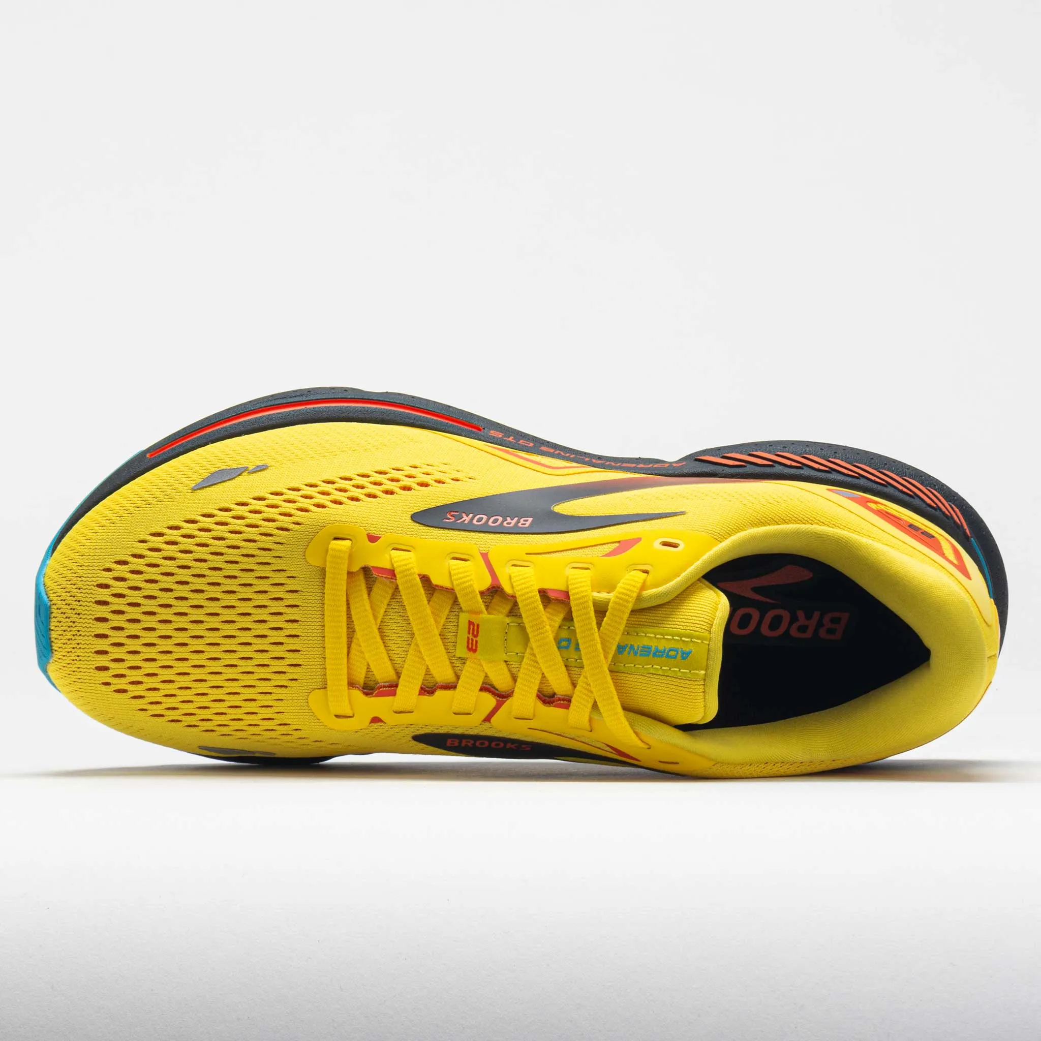 Brooks Adrenaline GTS 23 Men's  Yellow/Foraged Iron/Orange brand - image