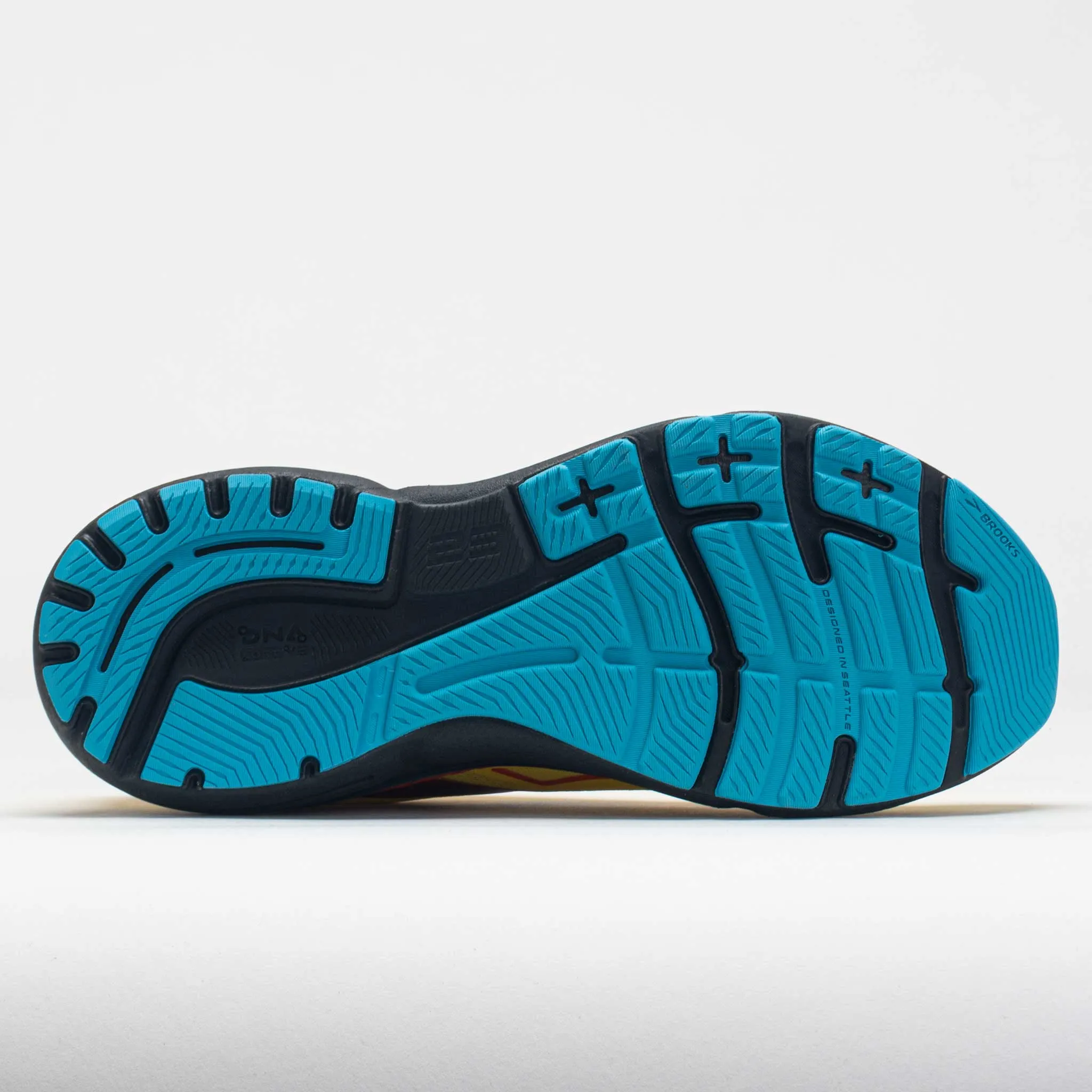 Brooks Adrenaline GTS 23 Men's  Yellow/Foraged Iron/Orange bold - patterns - style shoes spandex - feature shoes