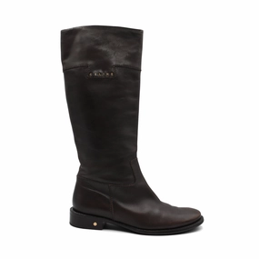 Celine Riding Boots - Women's 38 Velvet Texture