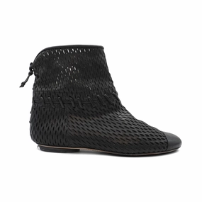Chanel Perforated Ankle Boots - Women's 39 Abrasion resistant Anti Bacterial
