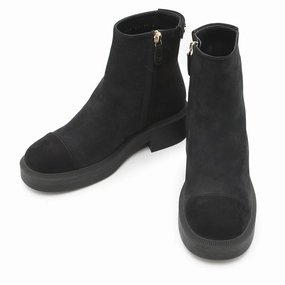 Winter Essential CHANEL short boots BlackG38169 suede Size 37