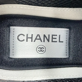 High-performance Work Casual CHANEL Sneakers BlackG45077 Nylon Laminate Size 36