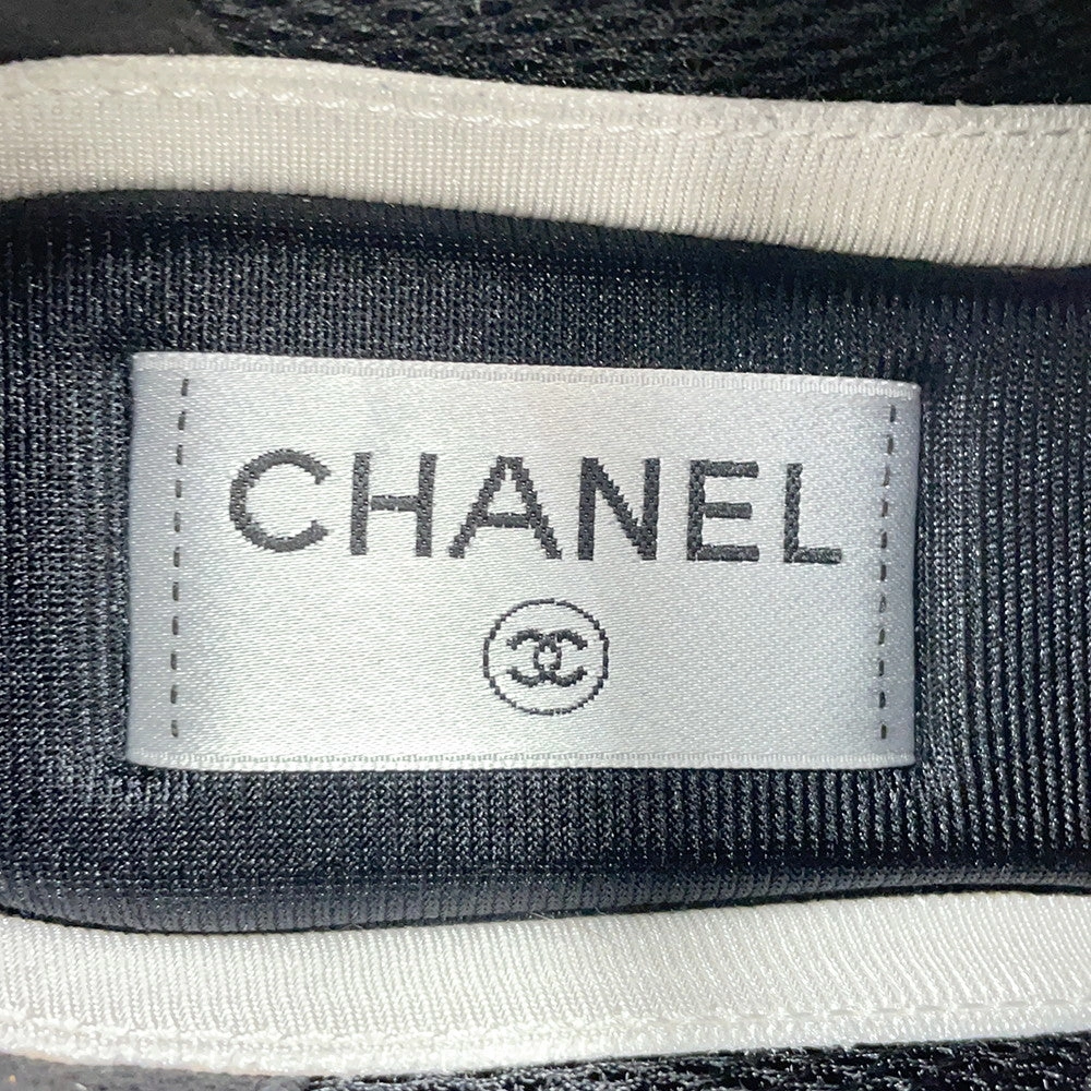 High-performance Work Casual CHANEL Sneakers BlackG45077 Nylon Laminate Size 36