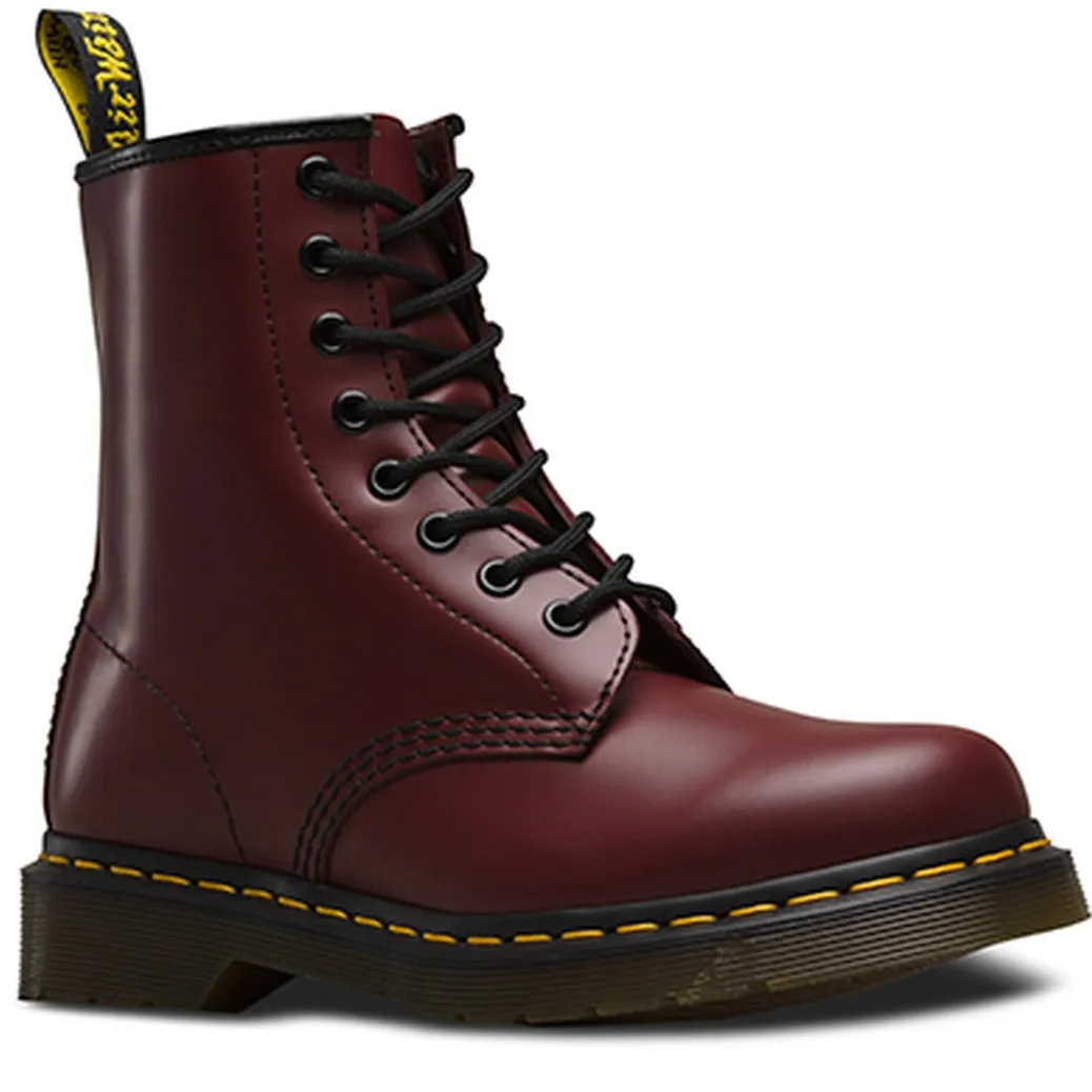Zip Edge Quality Wear Cherry Red Smooth 8 Eye Boot