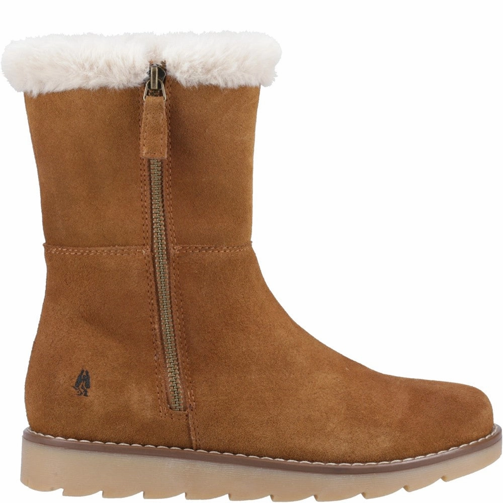 Arch Care Elastic Sides Hush Puppies Mary Ankle Boots