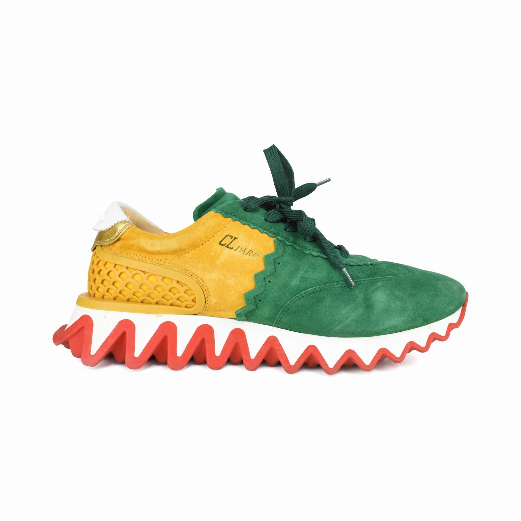 Comfort Lining Christian Louboutin 'Loubishark' Sneakers - Men's 46