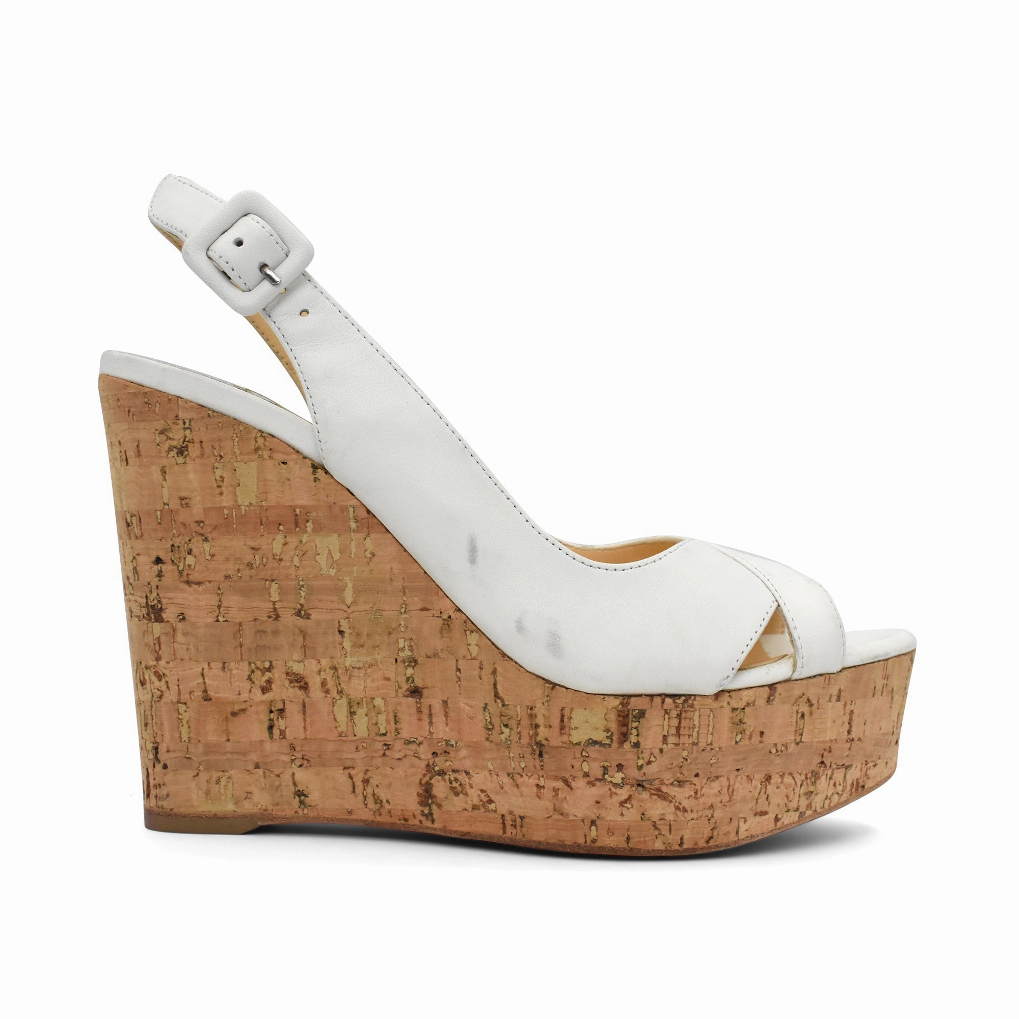 Christian Louboutin 'Reine De Liege' Wedges - Women's 36 Fashion Star Trendy Sandals