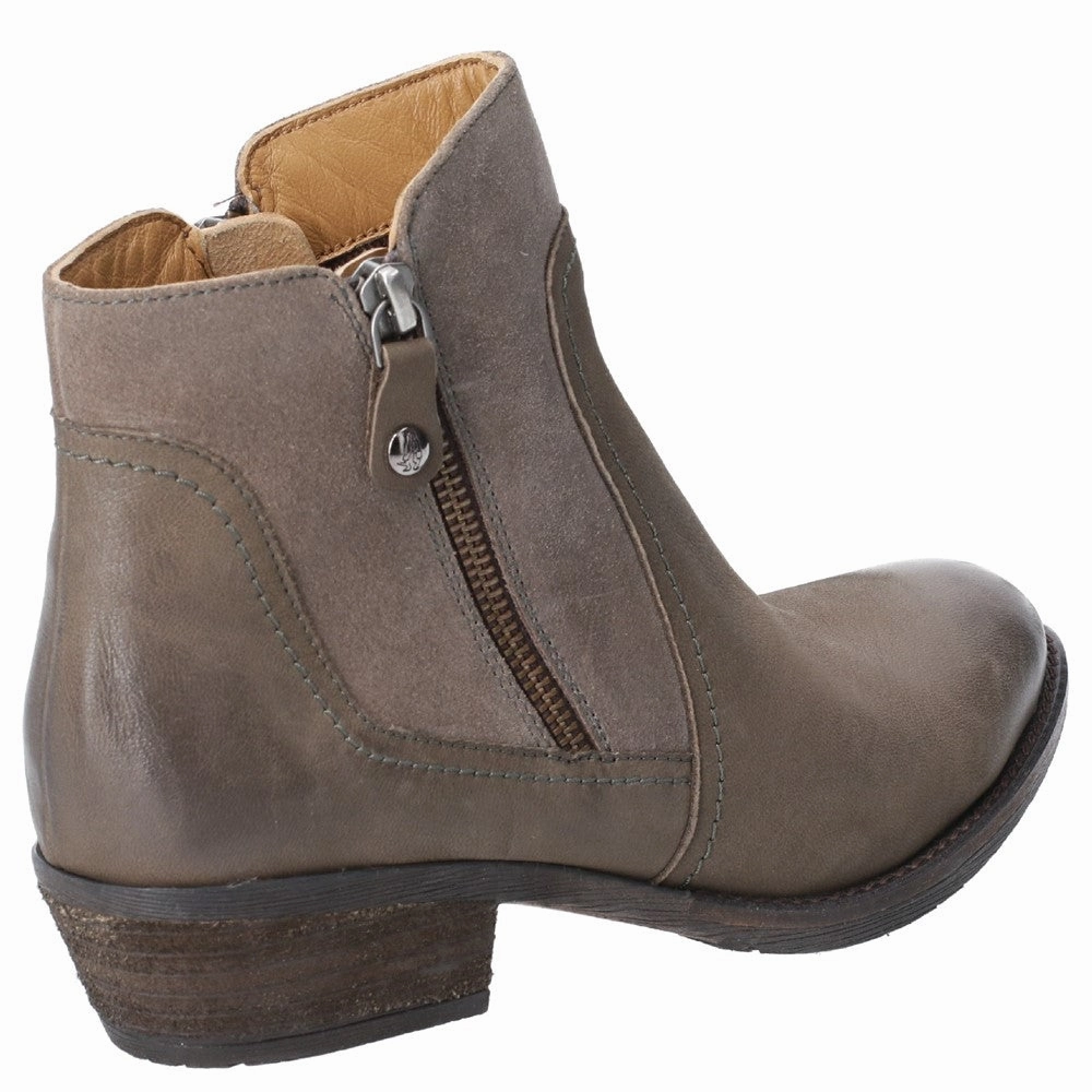 Senior Wear Hush Puppies Isla Zip Up Ankle Boot