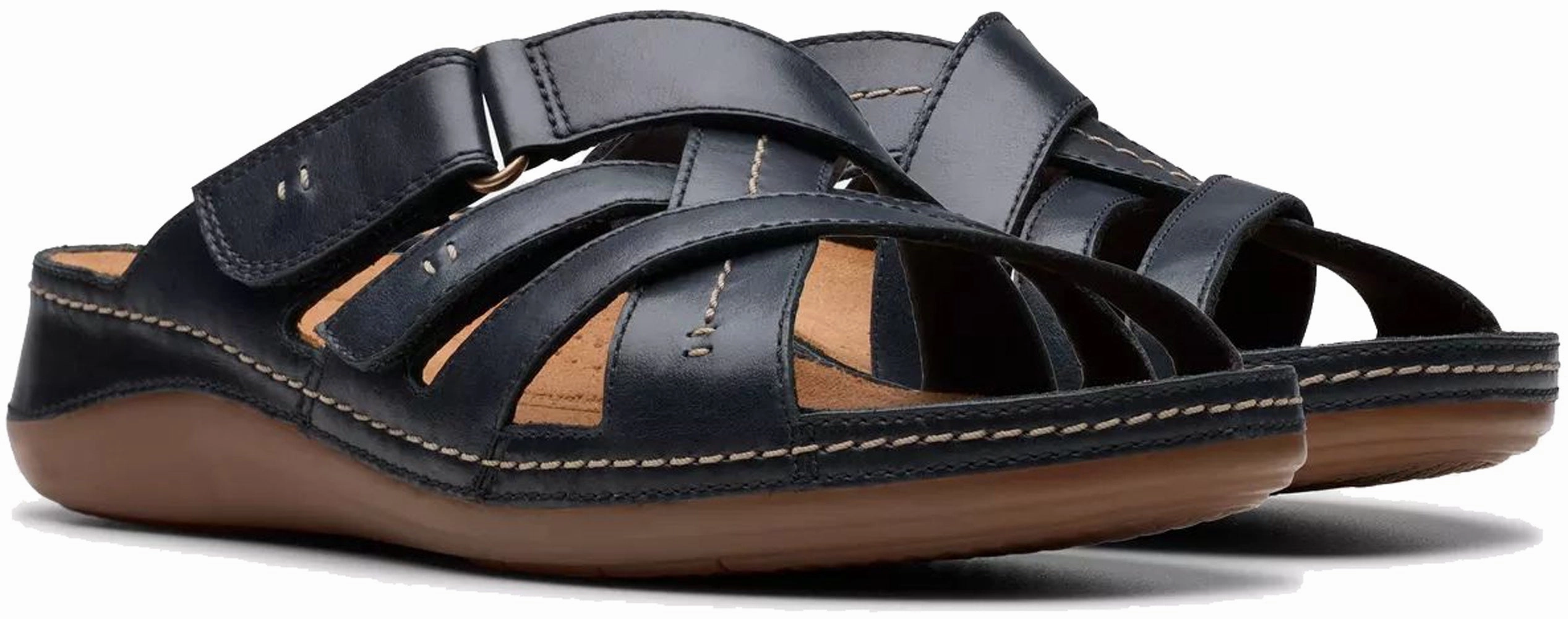 Clarks Women's Cecily Slide Sandal No Stress Springy sole