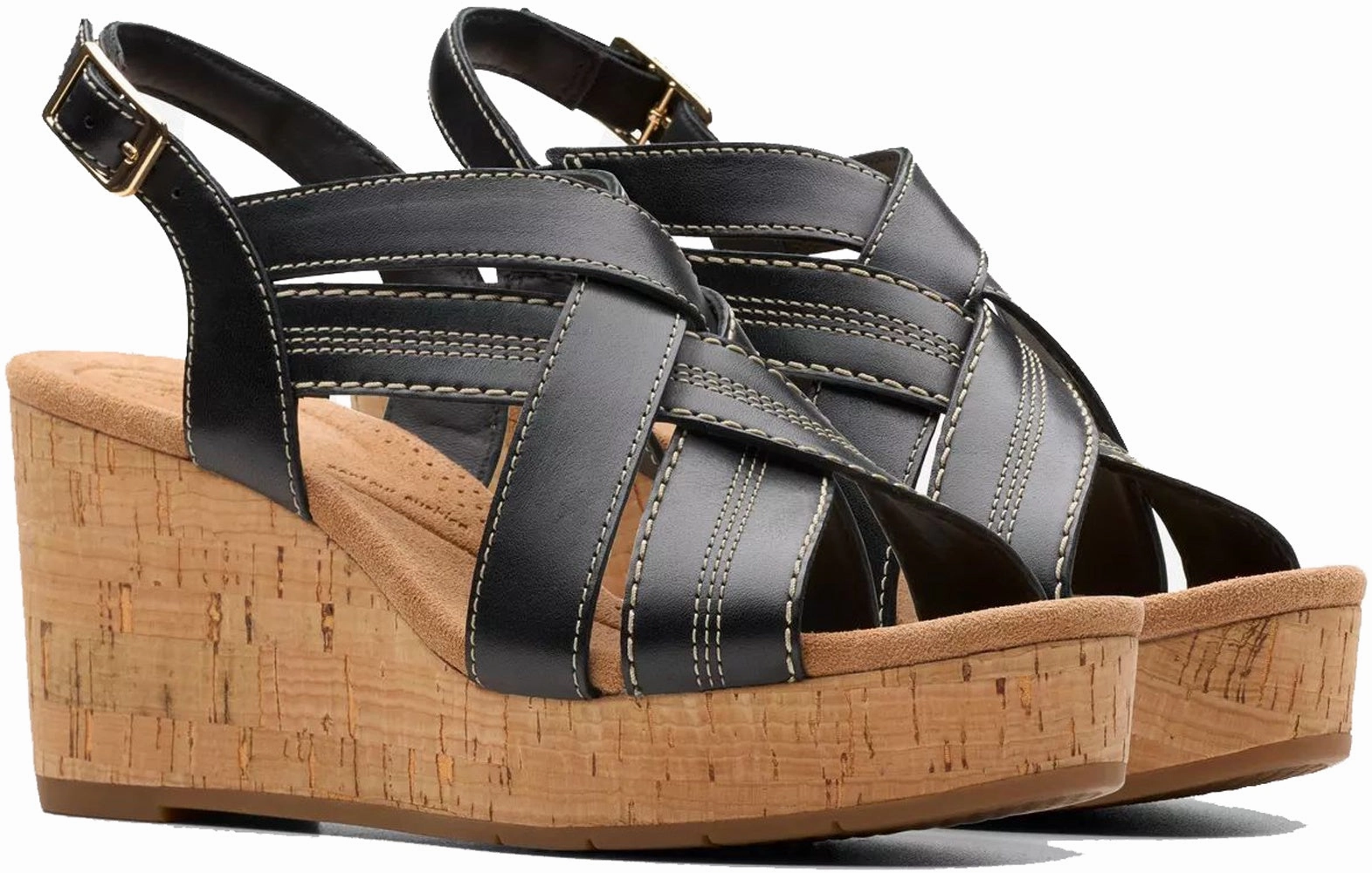 Carry Light Clarks Women's Sabina Sling Wedge Sandal