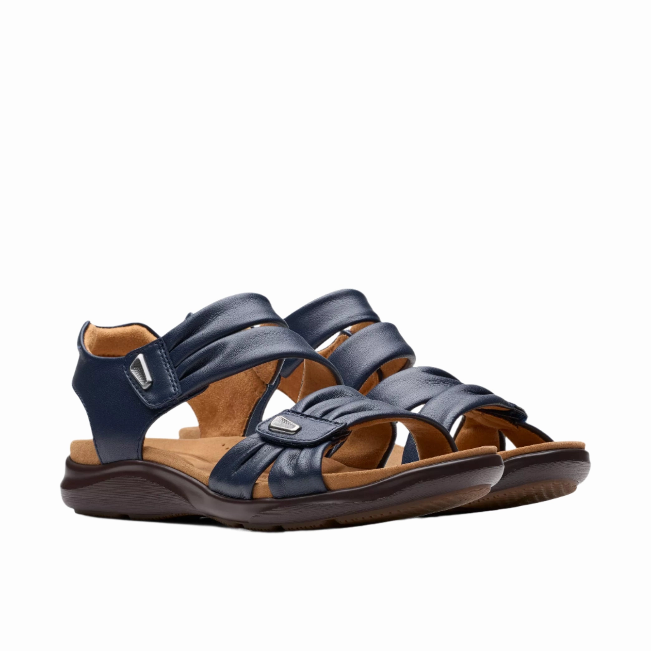 Casual Summer Shoes Sandal Customization Women's Kitly Ave Navy Leather