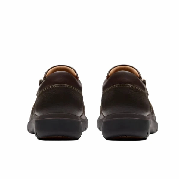 Women's Certina Pure Dark Brown Relaxed Fit Shoes Zip Closure