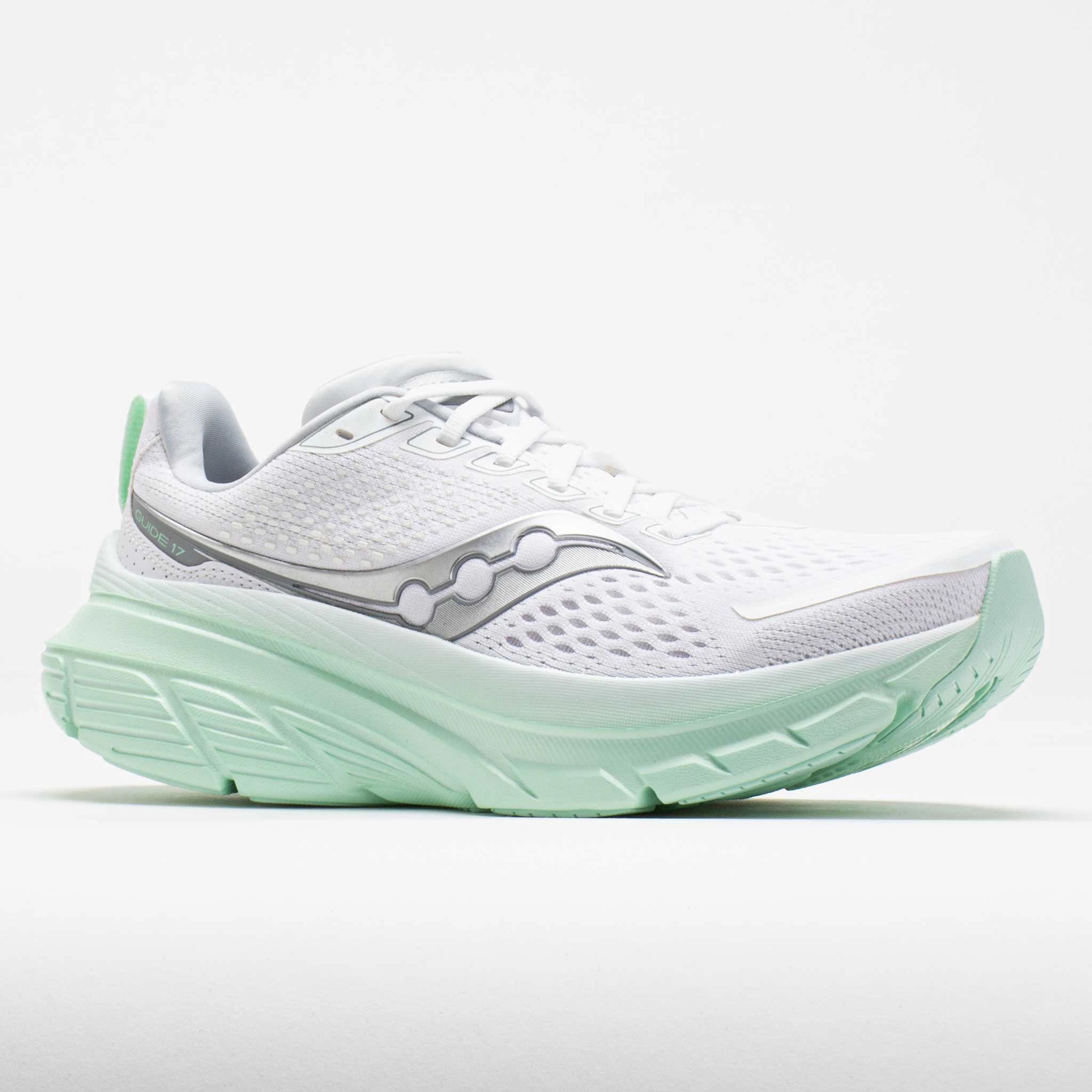 running for corporate events Bootcamp Saucony Guide 17 Women's  White/Jade
