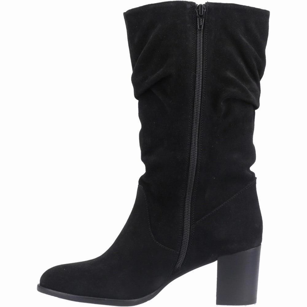 Hush Puppies Cosima Ruched Boot Wardrobe Staple Travel Choice