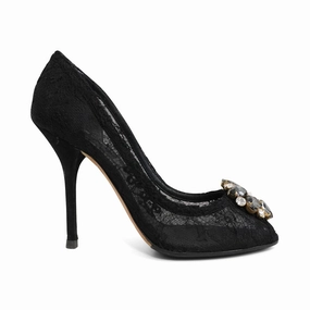 Dolce & Gabbana 'Bellucci Crystal' Heels - Women's 38 Happy Mood