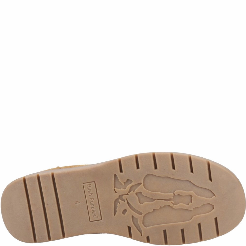 Hush Puppies Leonie Suede Boot Classic Design Comfort Heel