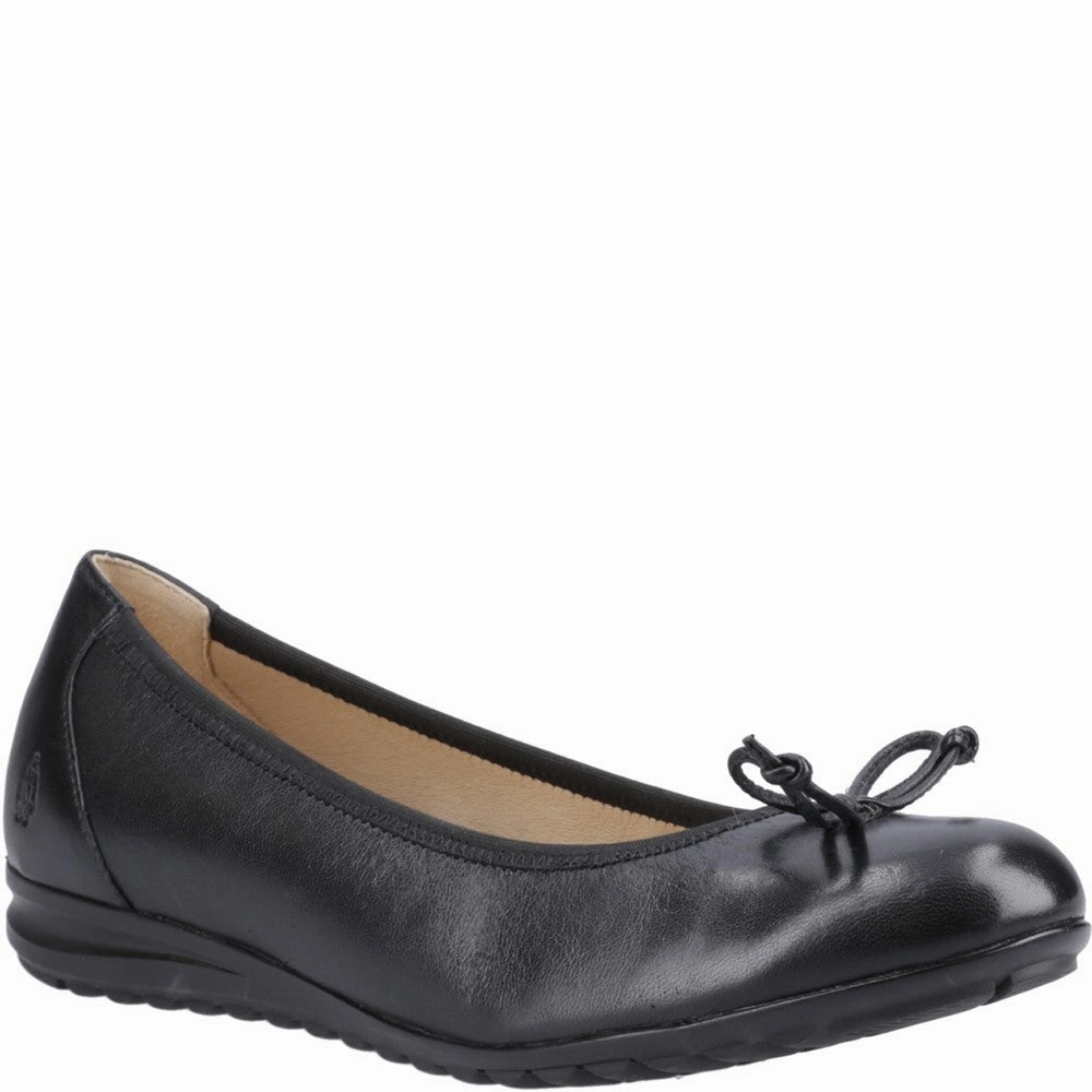 Easy Fit Shoes Hush Puppies Lucille Bow Ballerina