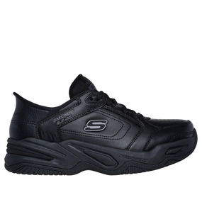 Shady Run Reinforced   toe Men's Skechers Slip-ins RF: Durham-Delvor Black